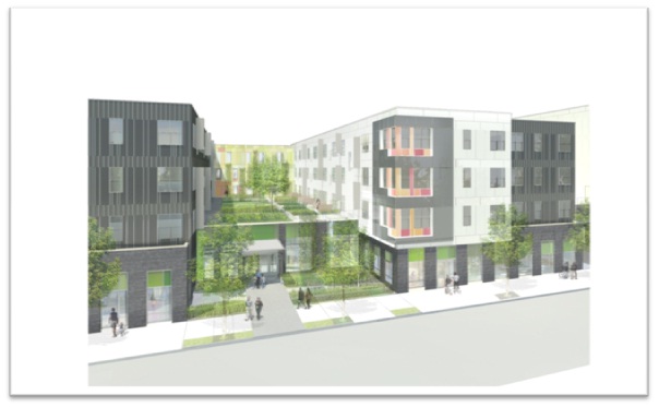 Site rendering of Paseo Verde