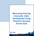 Measuring Housing Insecurity: Index Development Using American Housing Survey Data